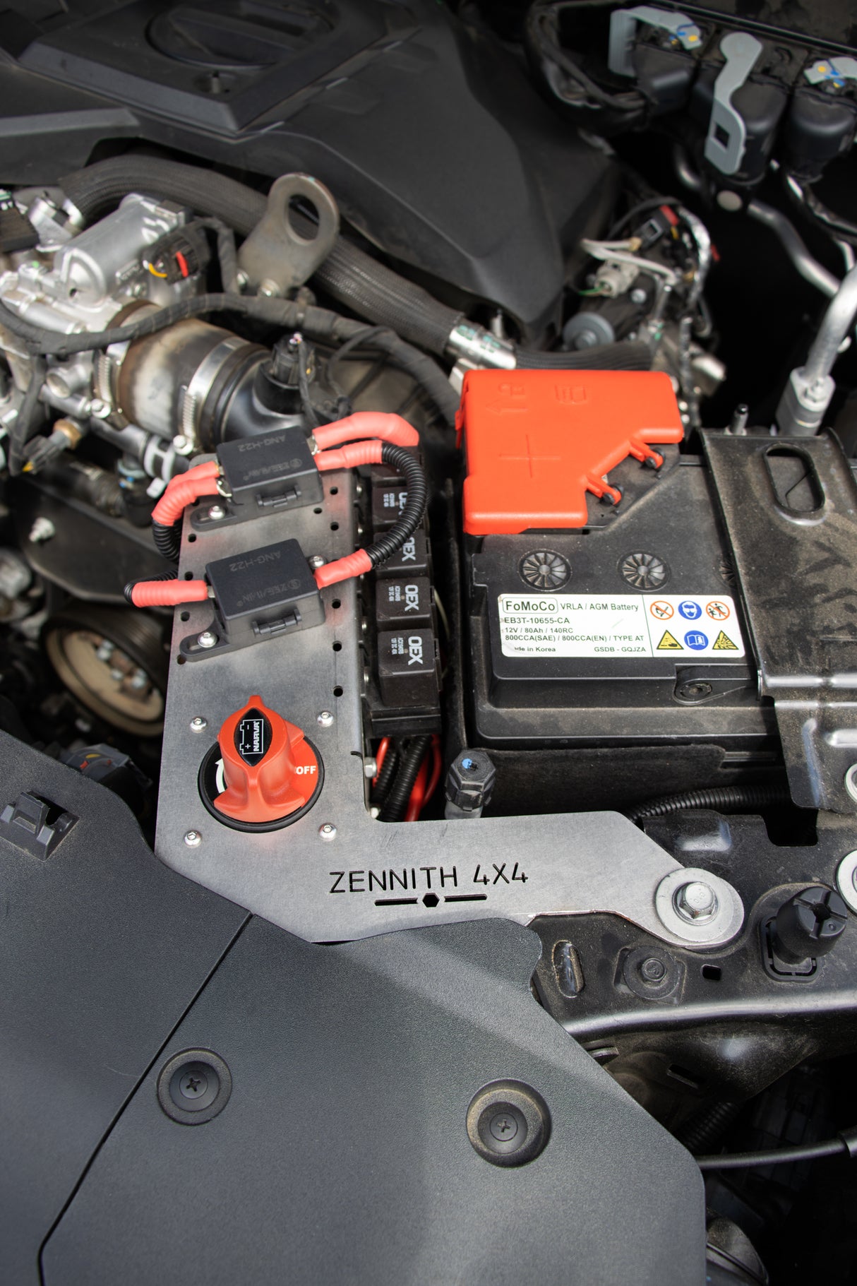 Ford Next Gen Ranger/Everest - Winch Isolator & Fusing Bracket Kits