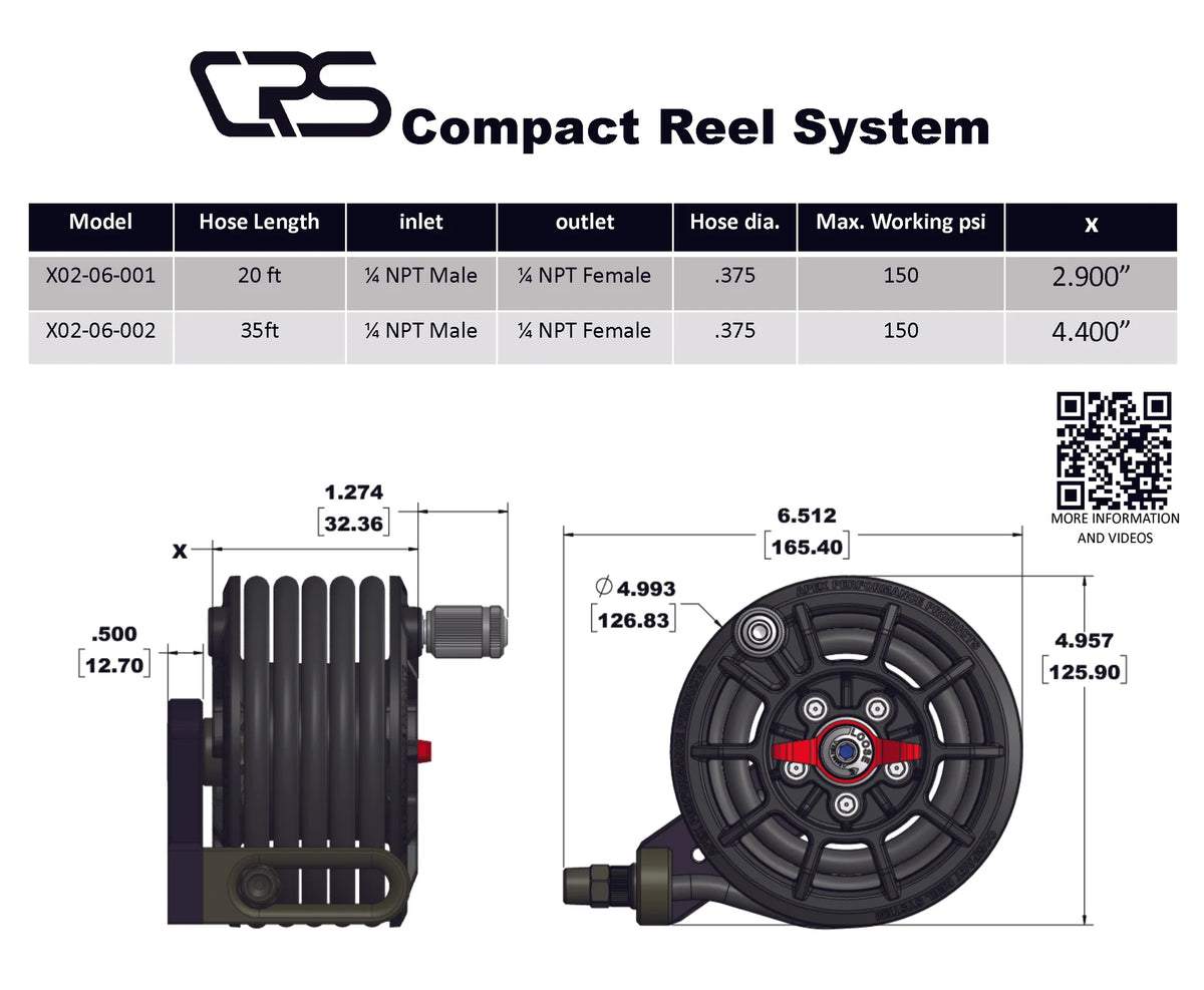 Compact Reel System (CRS) – 20ft (6metres)