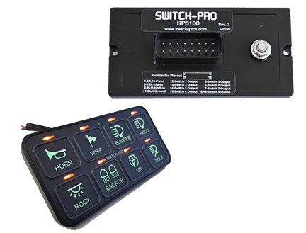 8 Switch Programmable Switch Panel Power System by Switch-Pros