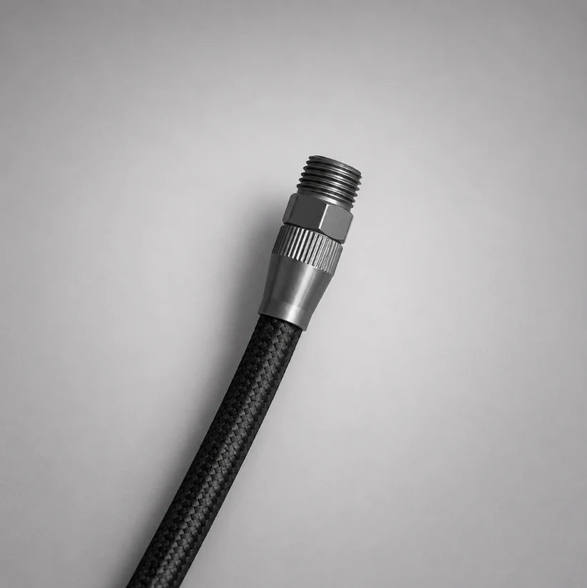 CRS Hose end Fitting 3/8" ID to 1/4" NPT with Cover Nut