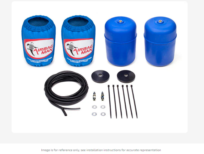 Air Suspension Helper Kit for Coil Springs High Pressure - LC300 - Raised Rear