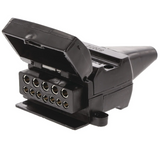 Narva Trailer Socket 12 Pin Flat, Plastic