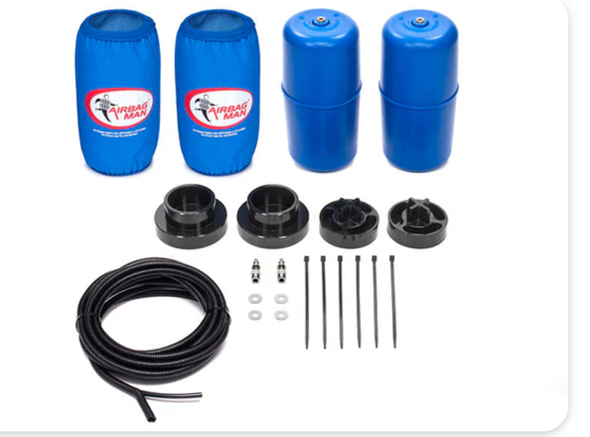 Air Suspension Helper Kit for Coil Springs High Pressure RAISED HEIGHT - NISSAN PATROL Y62 Apr.10-24
